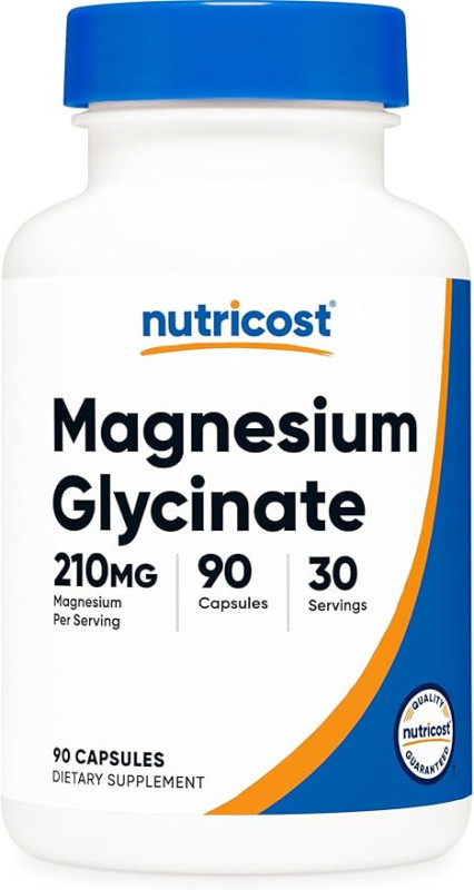 Glicinato de magnesio, 90 cápsulas