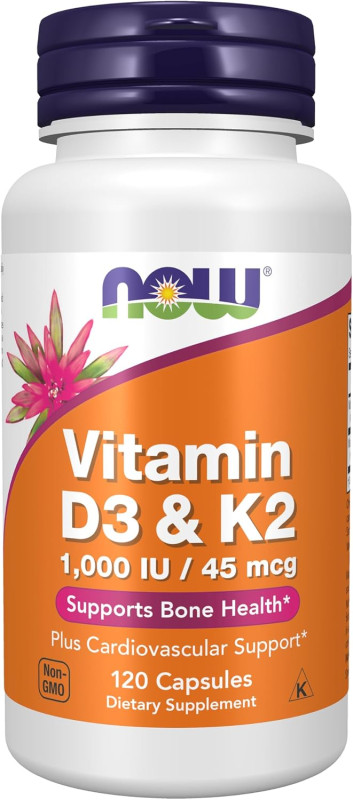 Vitamina D-3 y K-2 1000 IU