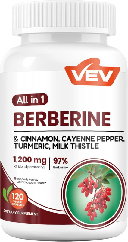 Suplemento de berberina con canela de Ceilán
